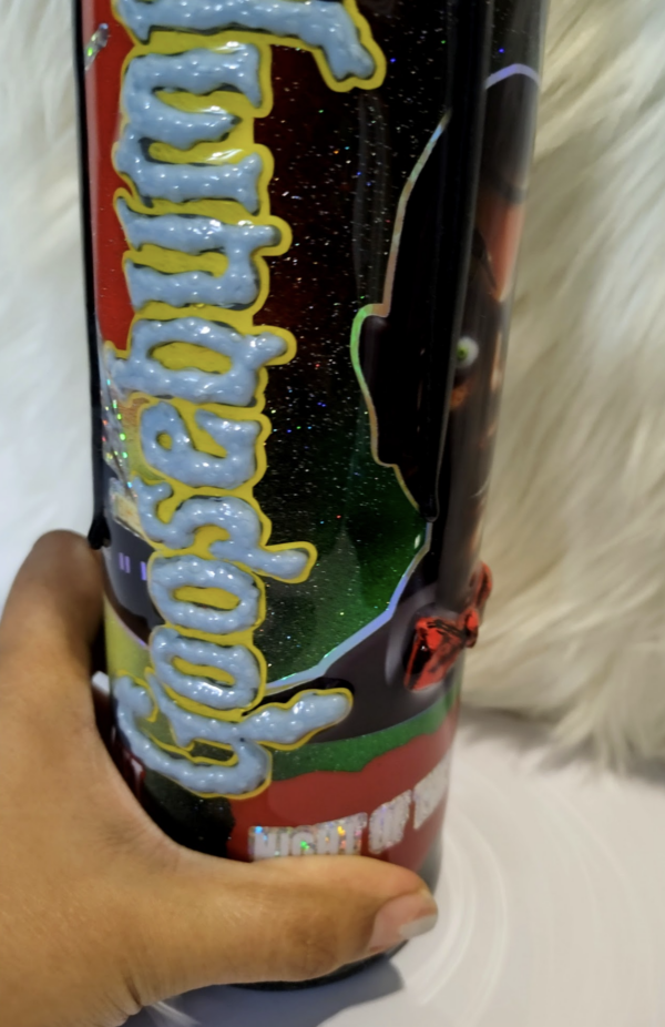 Slappy and Shocker on Shock Street tumbler 30oz